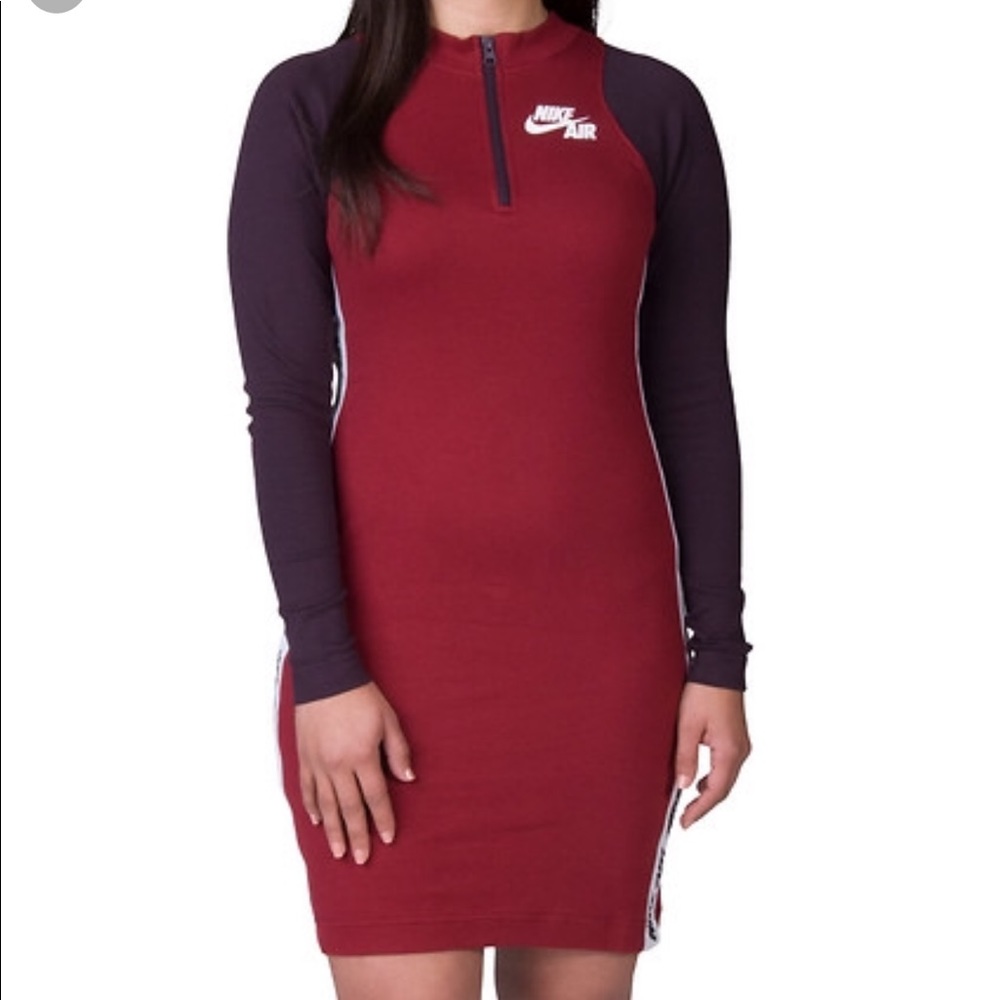 👗 Cute Nike burgundy slim fit dress 👗